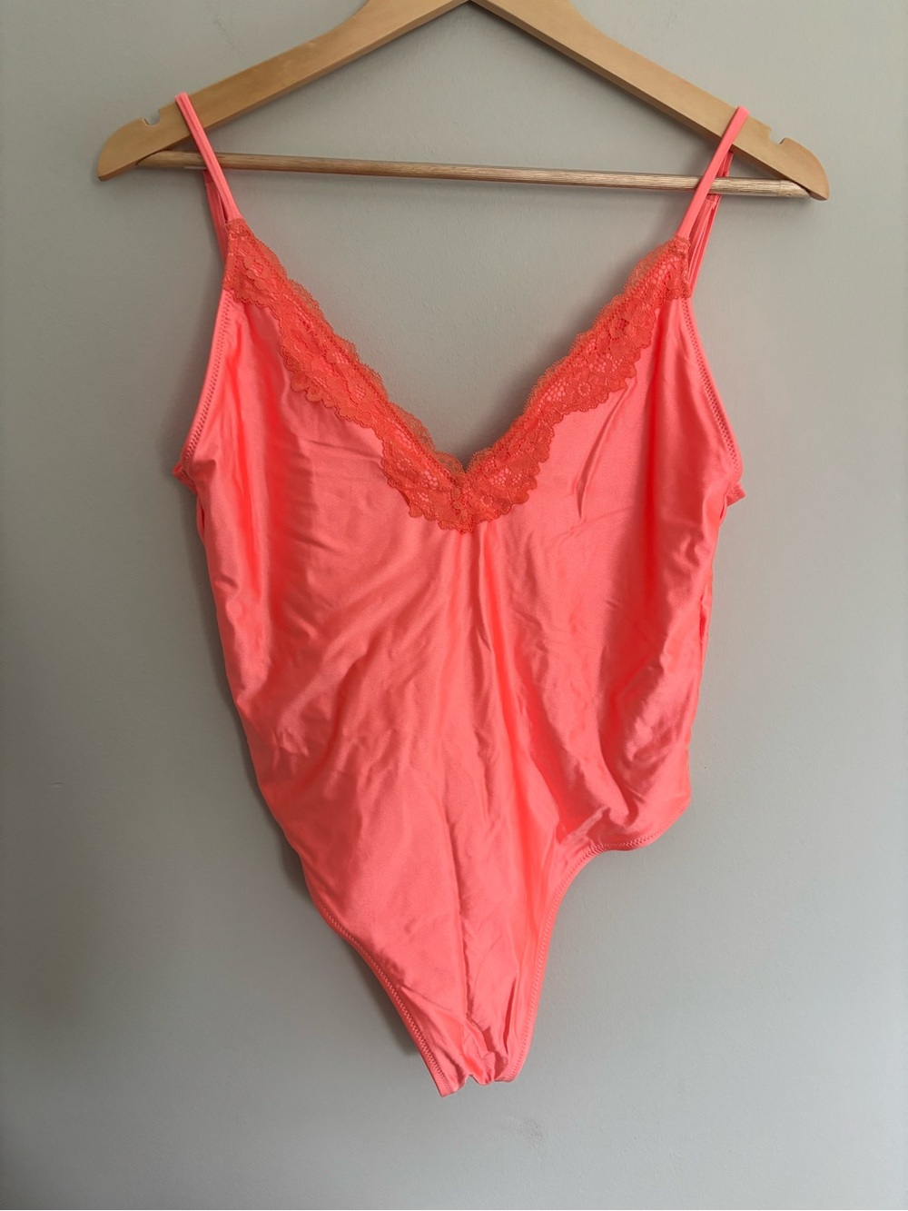 Aerie Coral Pink One Piece Swimsuit - M